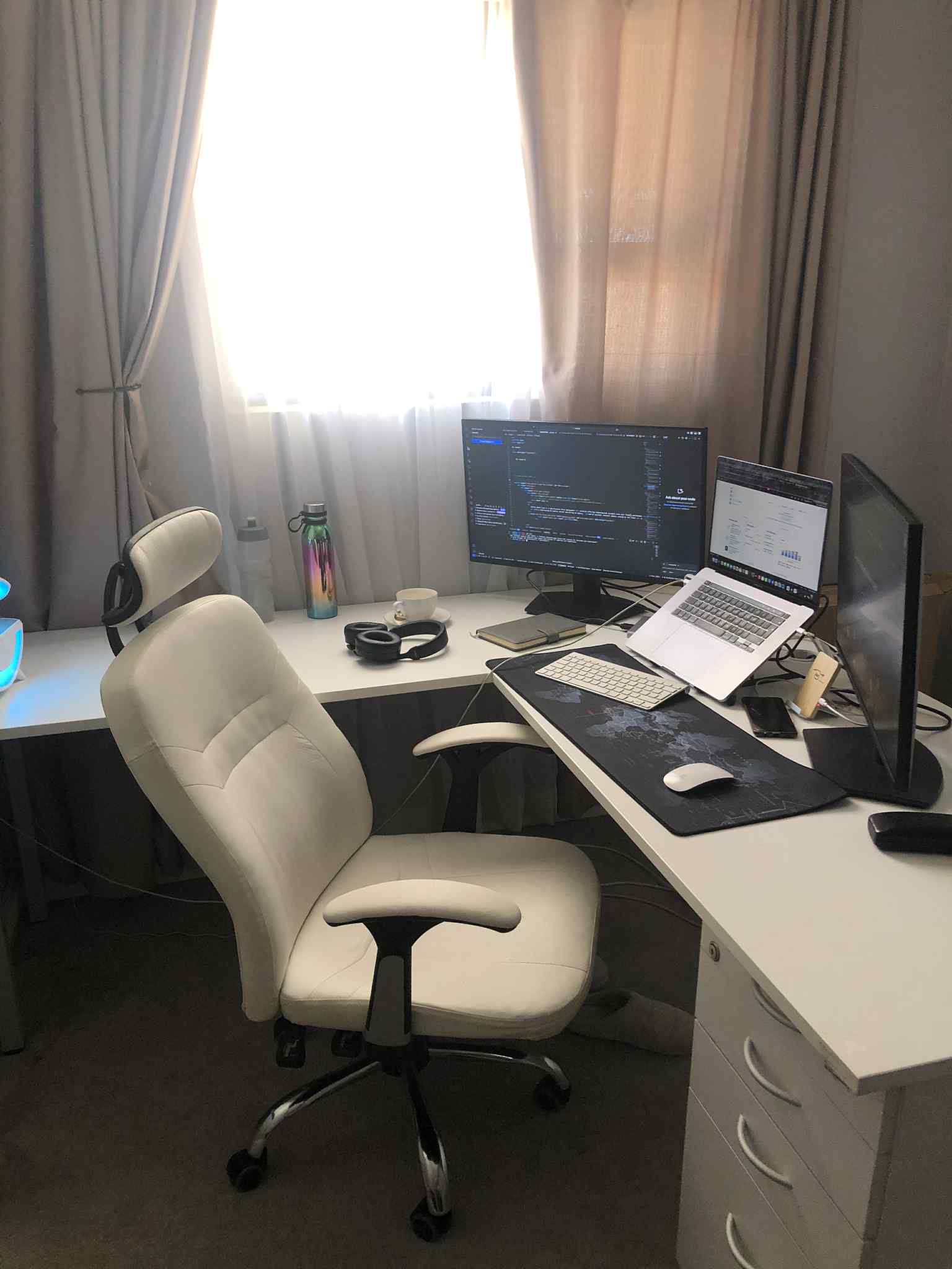 Uchechi's desk setup